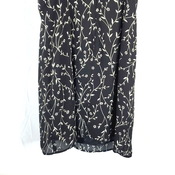 Vintage 90s Words Floral Babydoll Dress - Picture 7 of 7